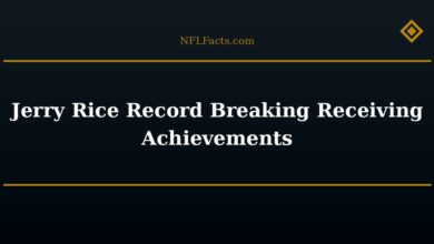 Jerry Rice Record Breaking Receiving Achievements
