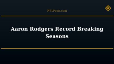 Aaron Rodgers Record Breaking Seasons
