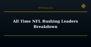All Time NFL Rushing Leaders Breakdown
