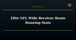 Elite NFL Wide Receiver Route Running Stats