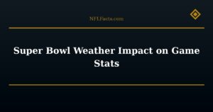 Super Bowl Weather Impact on Game Stats