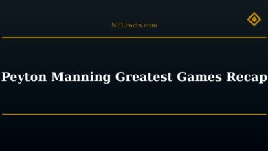 Peyton Manning Greatest Games Recap
