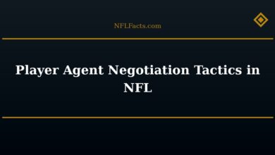 Player Agent Negotiation Tactics in NFL