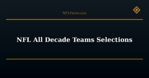 NFL All Decade Teams Selections