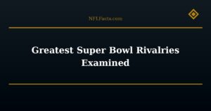 Greatest Super Bowl Rivalries Examined